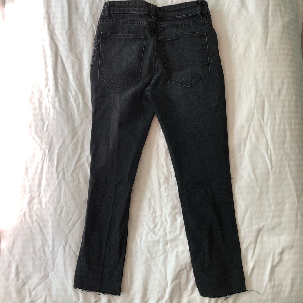 🌟LF Carmar Denim lace knee black jeans - Picture 4 of 6